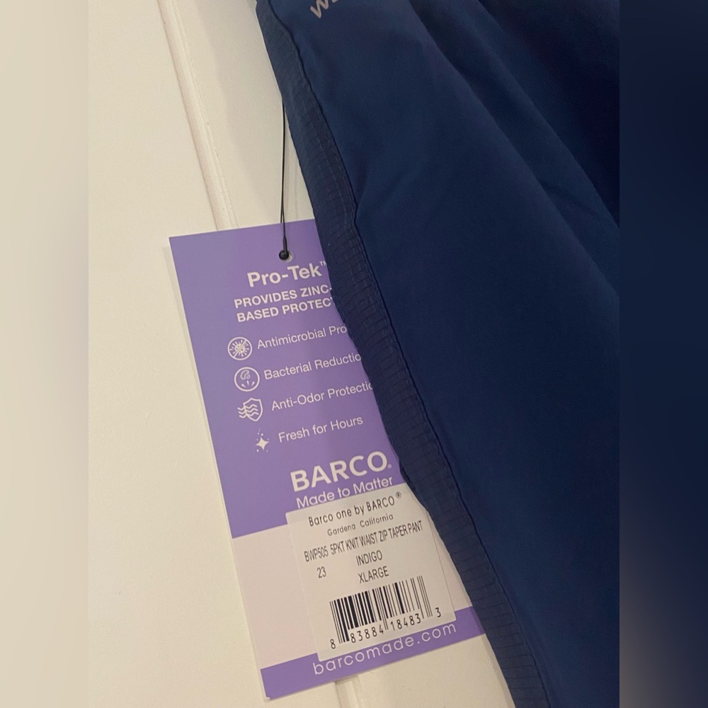 Barco Uniforms Indigo Pro-Tek Scrub Pants - Picture 6 of 10